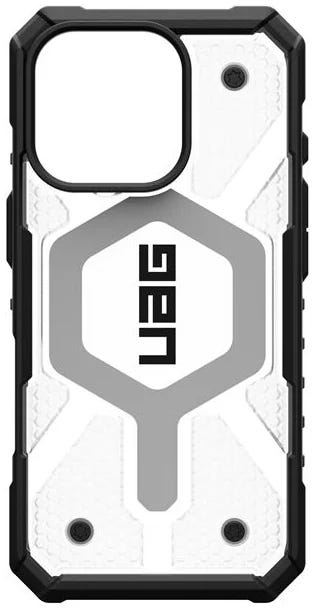 UAG Pathfinder Clear Magsafe For iPhone 16 pro ice, 18 Ft/5.4 Meters Drop Protection,Elevated, Co-M