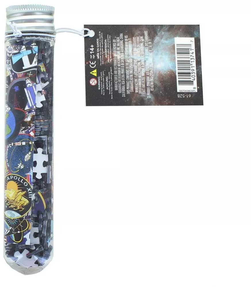 NASA Mission Logoso 150 Piece Mini Jigsaw Puzzle In TubeÂ