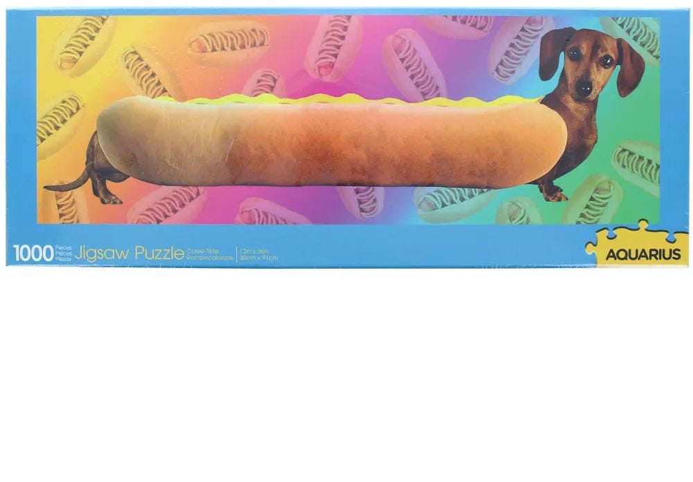 Wiener Dog 1000pc Slim Puzzle