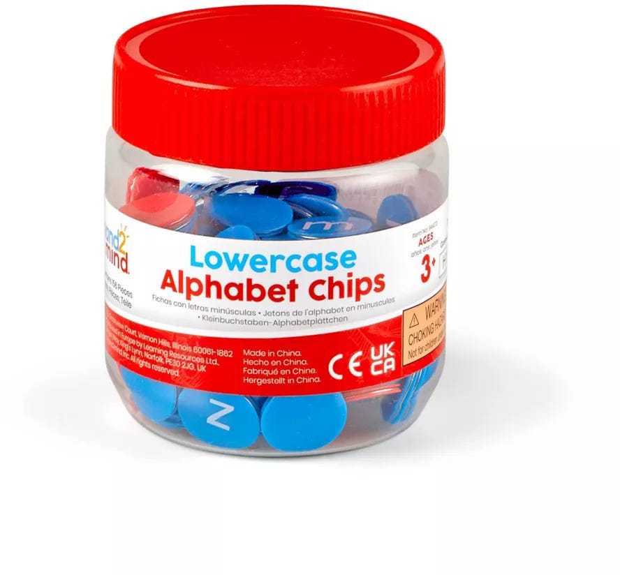 Lowercase Alphabet Counters