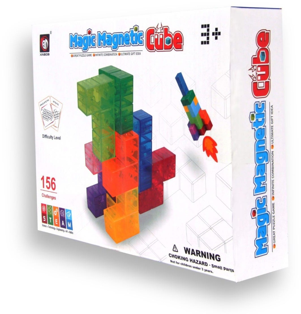 Magic Cube Magnetic - 156 challenges