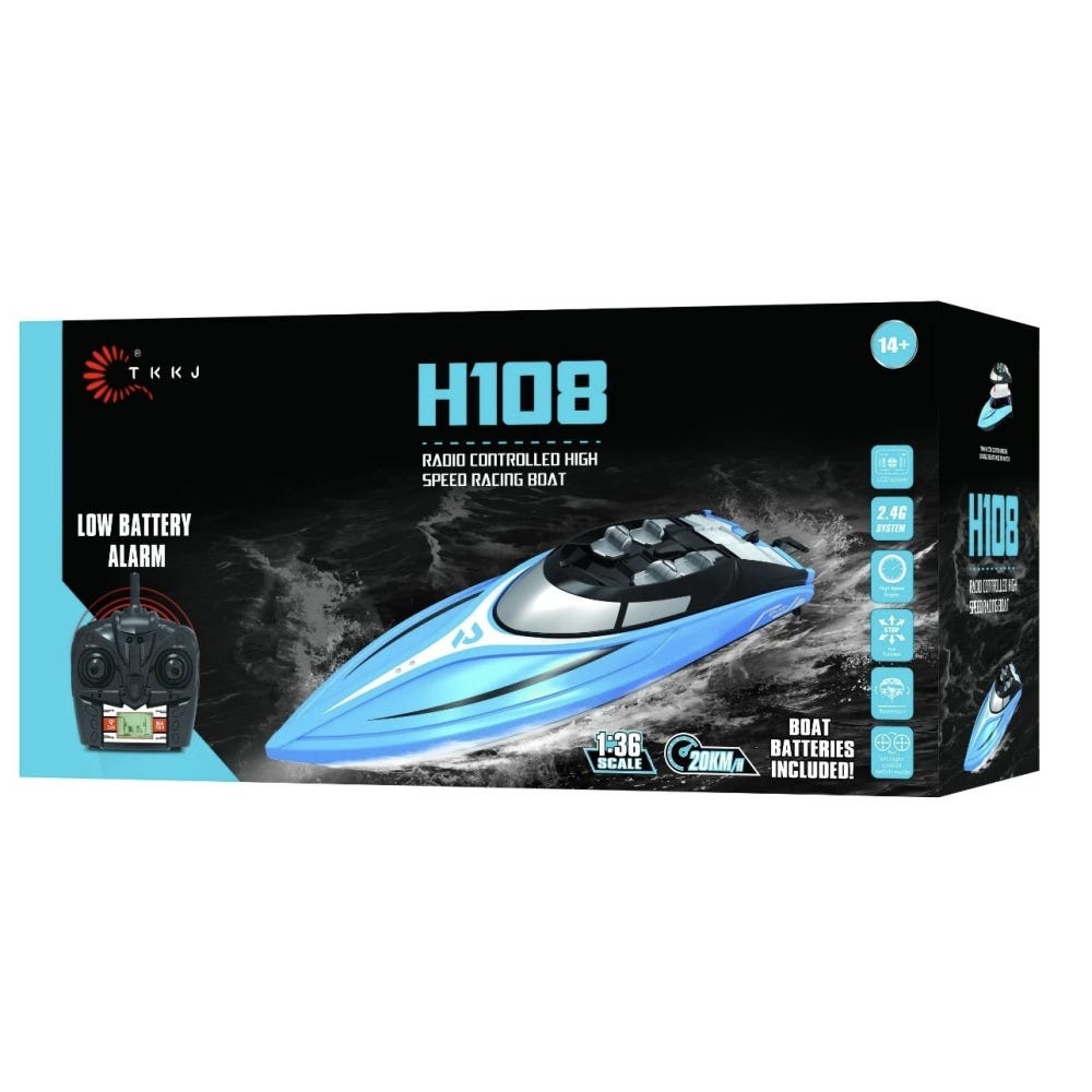H108 Radio controlled High speed racing boat 1/36 scale