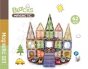 Magnetic Diamond building blocks 62Pcs