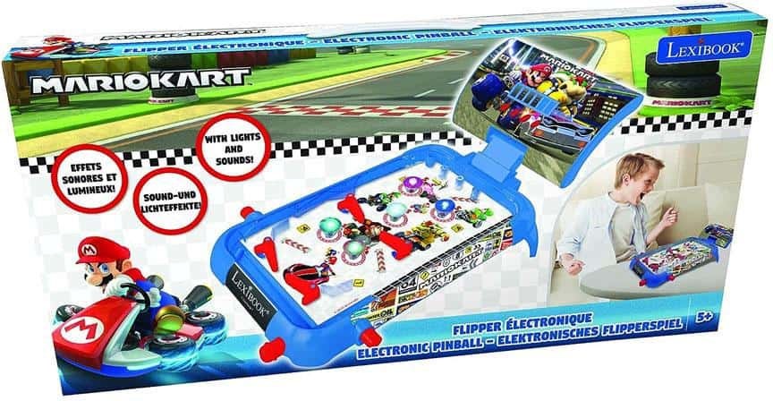 Mario Kart Electronic Pinball W/Lights N Sound