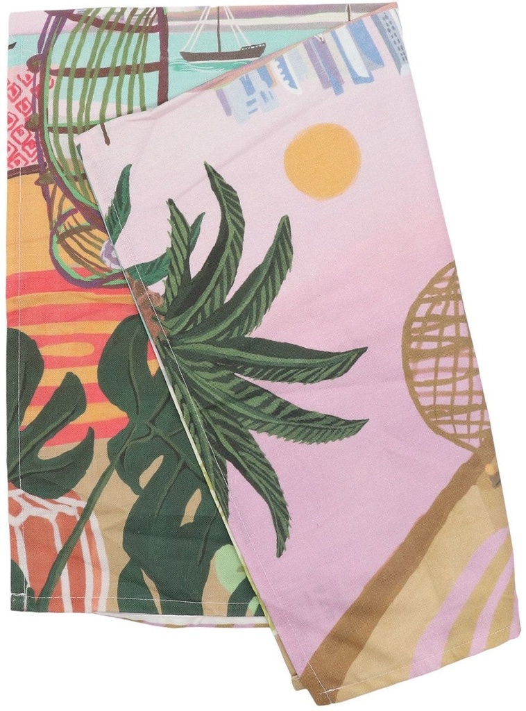 Boho Social Tea Towel