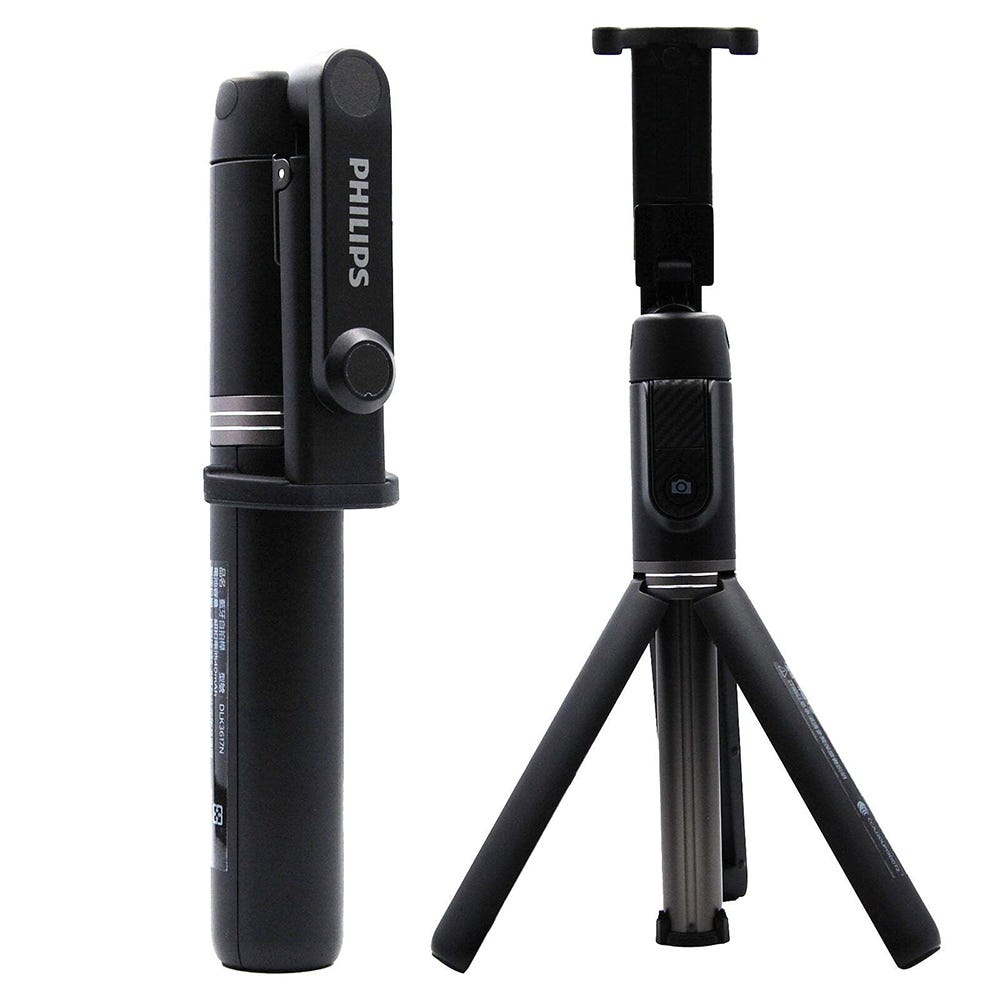Philips BT Selfie Stick w/Remote 68cm Black -DLK3617NB/11 Black