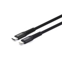 Philips USB-C to Lightning Braided Cable Black 2m -DLC5206L/00 Black