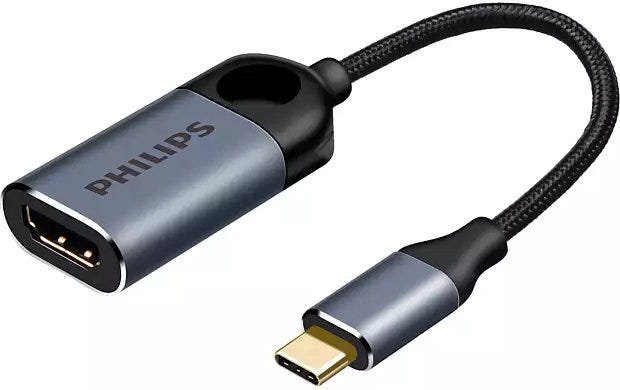 Philips USB C to 4K HDMI Adapter - SWV6001/00 Black