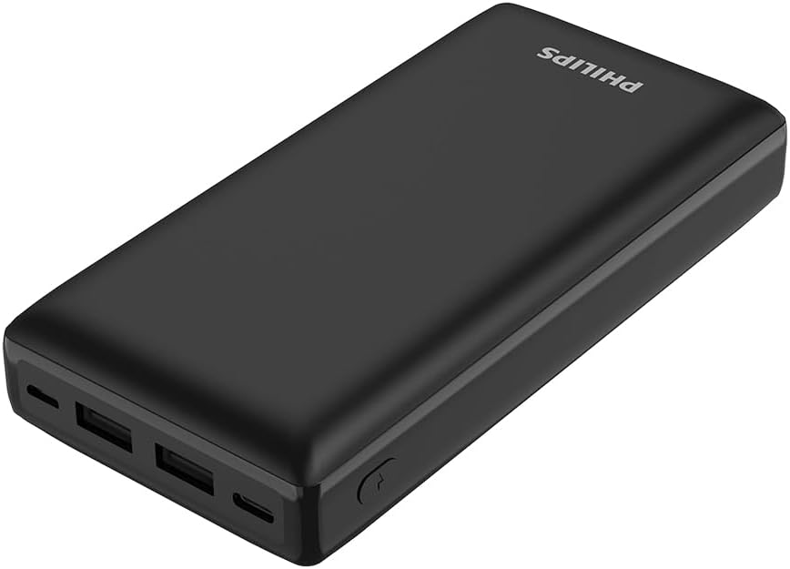 Philips 20000mAh Power Bank - DLP7721N/00 Black