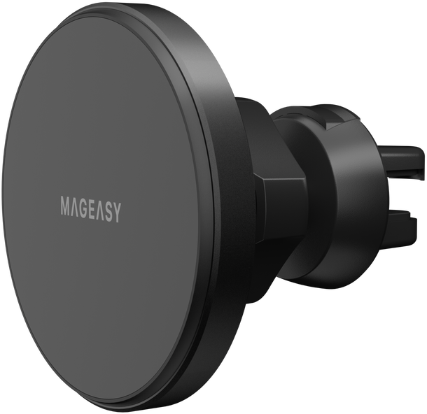 Switch Easy 2in1 MagMount Magnetic Wireless Car Charger & Adhesive Dock Black