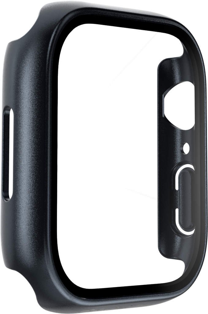 Switcheasy 2in1 Face & Body Hybrid Tempered Glass Apple Watch Case 41mm - Black