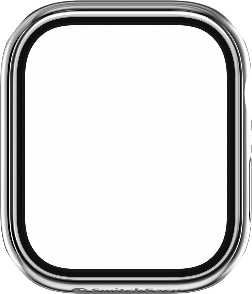 Switcheasy 2in1 Single Armor Face & Body, Hybrid Tempered Glass Apple Watch Case 41mm - Titanium
