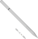 MAESTRO Magnetic iPad Stylus Pencil - White, Intelligent EASY Tip design, 3 extra replacable tips &