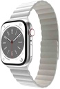 Mageasy Skin Silicone Strong Magnetic Watch Band for Apple Watch 42/44/45/49mm - Skywriting