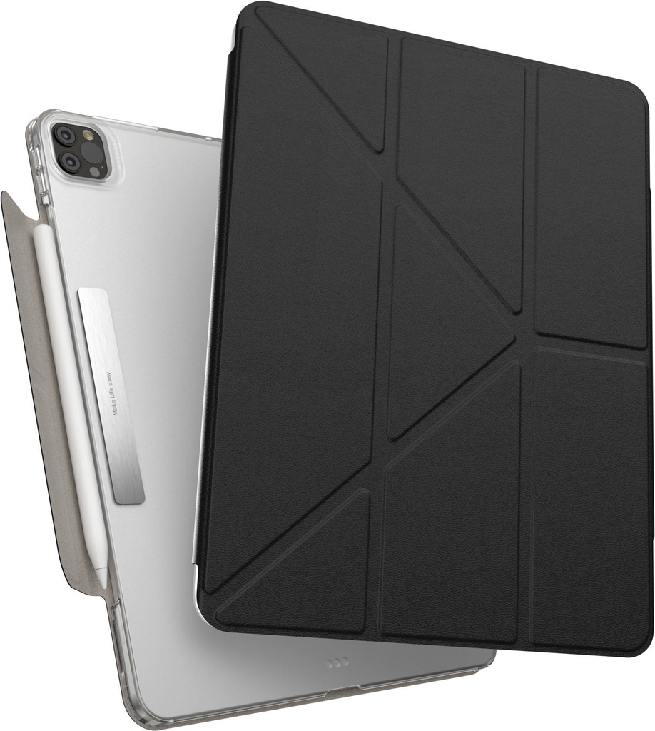 MagEasy Folding Folio iPad Case for iPad Pro 12.9"_2022-2018 Black
