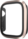 Modern Hybrid Tempered Glass Watch Case for Apple Watch 45mm - Pink