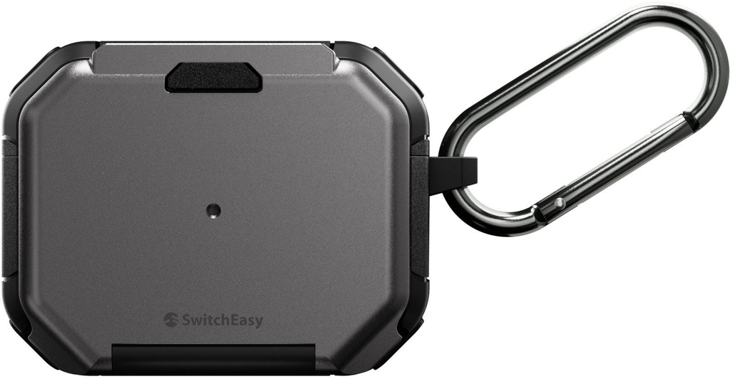 SwitchEasy Defender+ Protective Case with Stand for AirPods Pro 2/1 - Space Gray