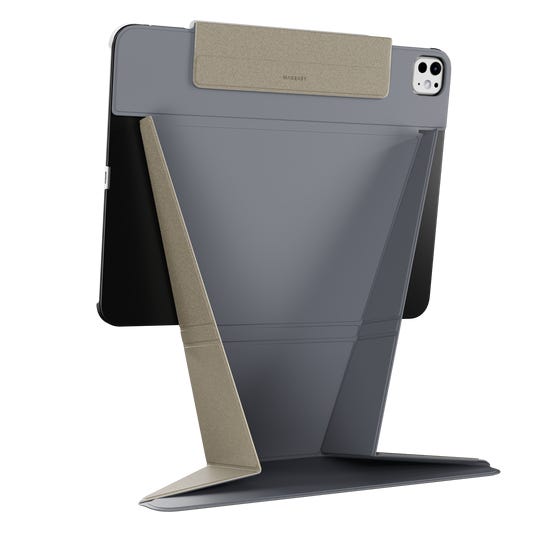 MAGEASY Lift Standing & Folding Folio Case for 2024 iPad Pro 13" M4 - Alaskan Blue