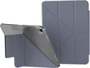 Mageasy Facet Folding Folio Case For Ipad Air 11", M2, Stain-Resistan- Alaskan Blue