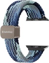SwitchEasy Candy Braided Nylon Watch Loop with Magnetic Lock for Apple Watch S4~S9 38/40/41mm-Ocean