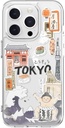 Switcheasy City M Hand-drawn Print Case with Magsafe For iPhone 15 6.1 Pro Tokyo