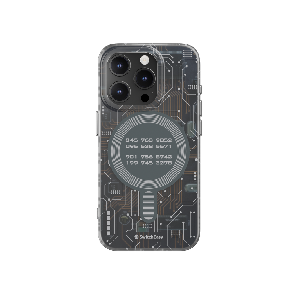 Switcheasy Aura M Pc + Tpu Magsafedrop Resistant Circuit For Iphone 15 Pro