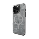 MAGEASY X Ray MagSafe 3D Patterned Shockproof Case for 2024 iPhone 16 pro max Gray