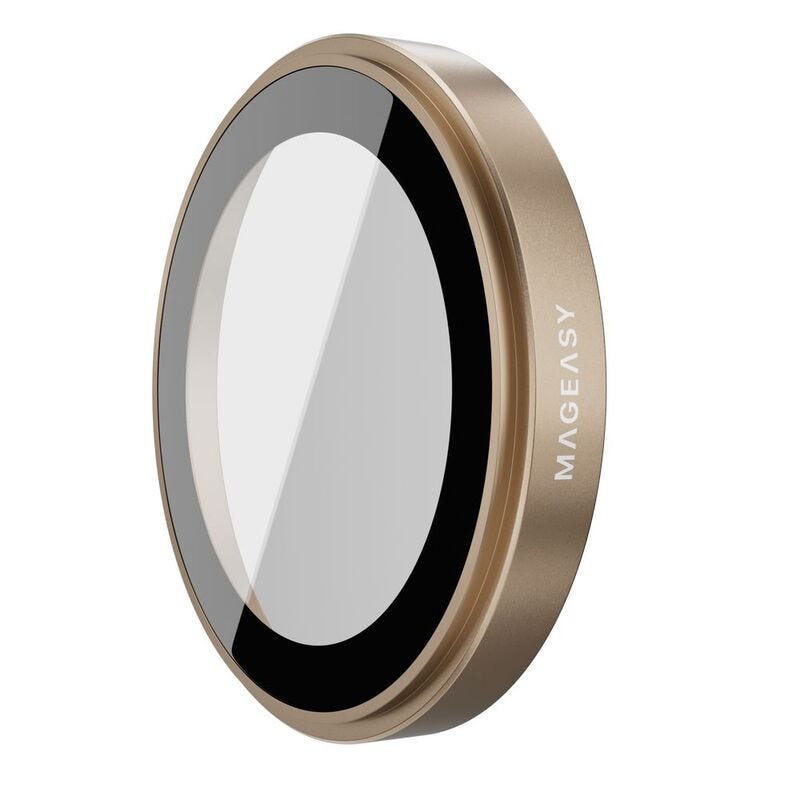 Mageasy Lenz Sapphire Lens Protector For 2024 Iphone 16 Pro/6.7 Pro Max, High Transparency Titanium Desert