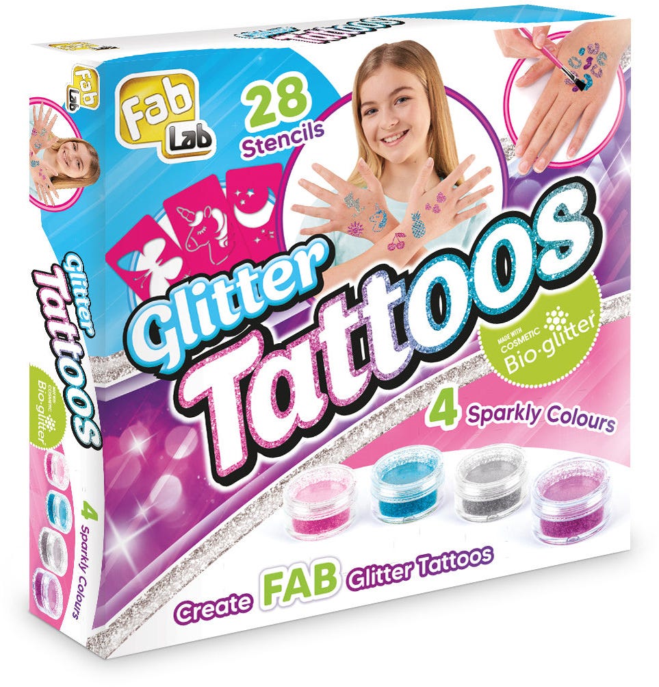 GLITTER TATTOOS (4 glitters)