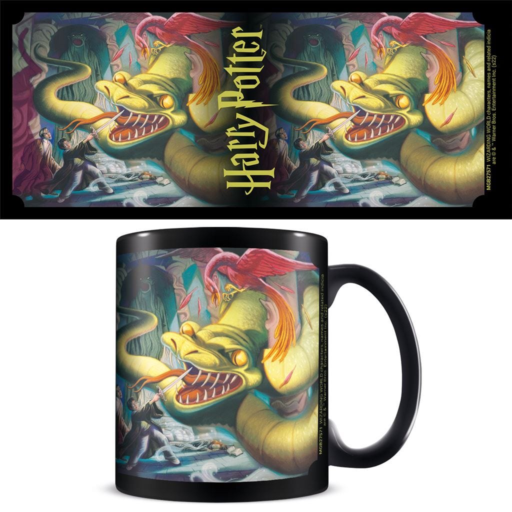 HARRY POTTER - BOOK 2 BASILISK BLACK (MUG)