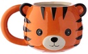 Adoramals Tiger Head Ceramic Shaped Mug