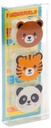Adoramals Tiger, Bear & Panda 3 Piece Eraser Set