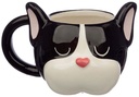 Dog Squad French Bulldog Head Ceramic Shaped Mug