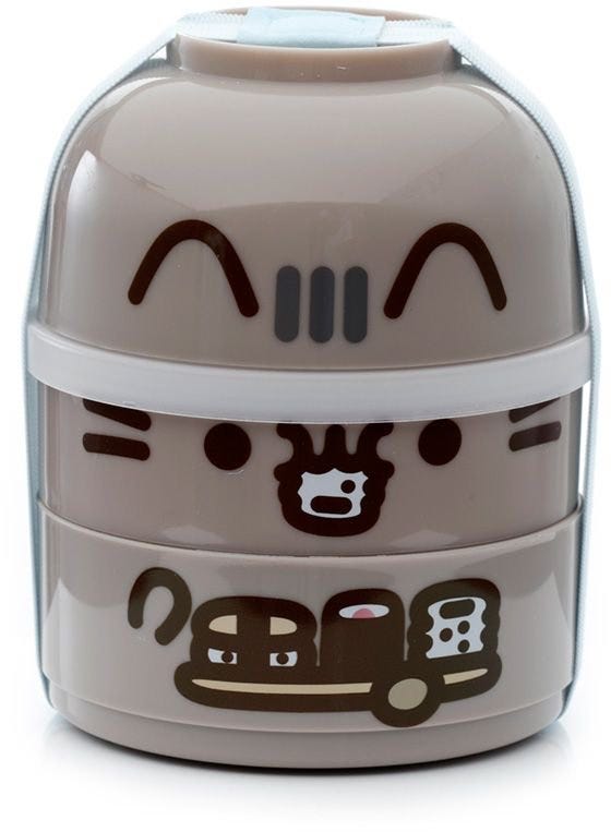 Pusheen Stacked Round Bento Lunch Box