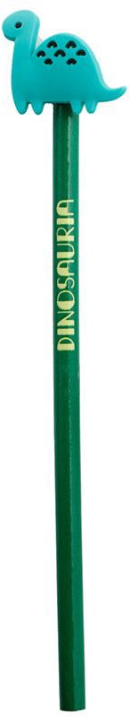 Dinosauria Dinosaur Pencil With Pvc Topper