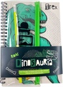 Dinosauria Ring Bound Notepad & Pencil Case 6 Piece Stationery Set