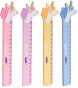 Unicorn Magic Shaped Top Wooden Ruler (15Cm)