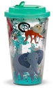 SHATTERPROOF ZOONIVERSE DOUBLE WALLED CUP & STRAW