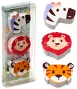 Zooniverse 3 Piece Eraser Set