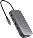 Powerology 256GB USB-C Hub & SSD Drive All-in-one Connectivity & Storage Gray