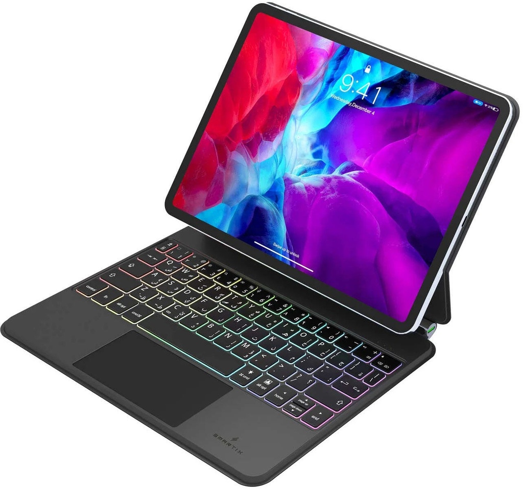 Smartix Magnetic Backlit Keyboard With Trackpad For Ipad Pro 11-Inch