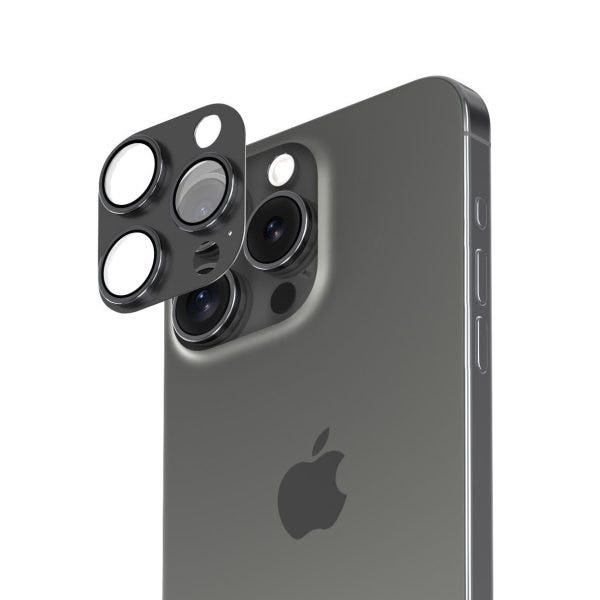 Smartix Premium Aluminium Camera Glass for Iphone 15 Pro/Pro Max Black ASSTD