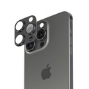 Smartix Premium Aluminium Camera Glass for Iphone 15 Pro/Pro Max Black ASSTD