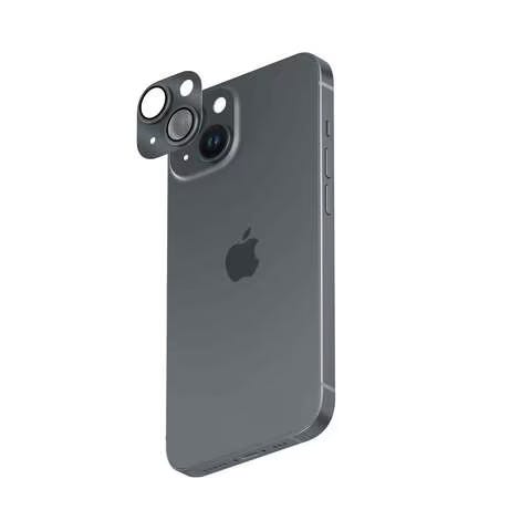 Smartix Premium Aluminium Camera Glass for Iphone 15 / 15 Plus Black ASSTD