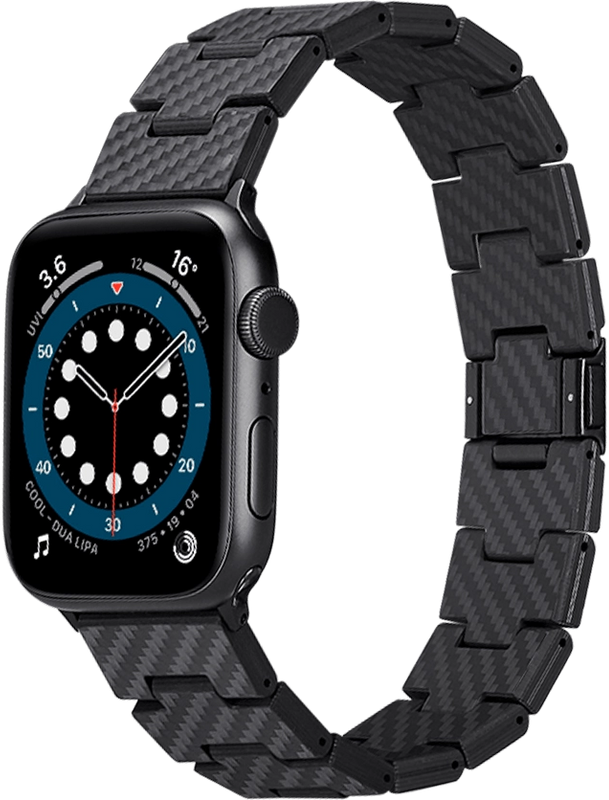 Pitaka Carbon Fiber Link Bracelet Band - Modern for Apple Watch Series 7/8 45mm