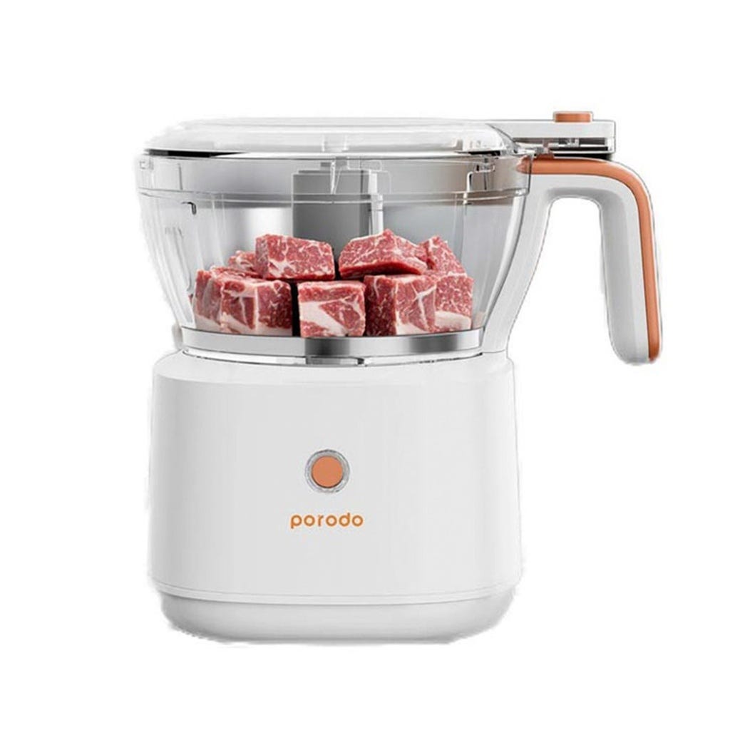 Porodo Lifestyle Portable Electric Meat Chopper White
