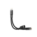 Porodo Lightning Connector Audio & Charge Adapter 12 Cm - Black