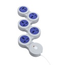 Porodo Multi-Socket Strip Universal AC & USB-C Power Delivery 1.8m Grey