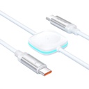 Porodo USB-C To USB-C With Watch Charge & Data Cable Dual Charging Technology 1.2m White