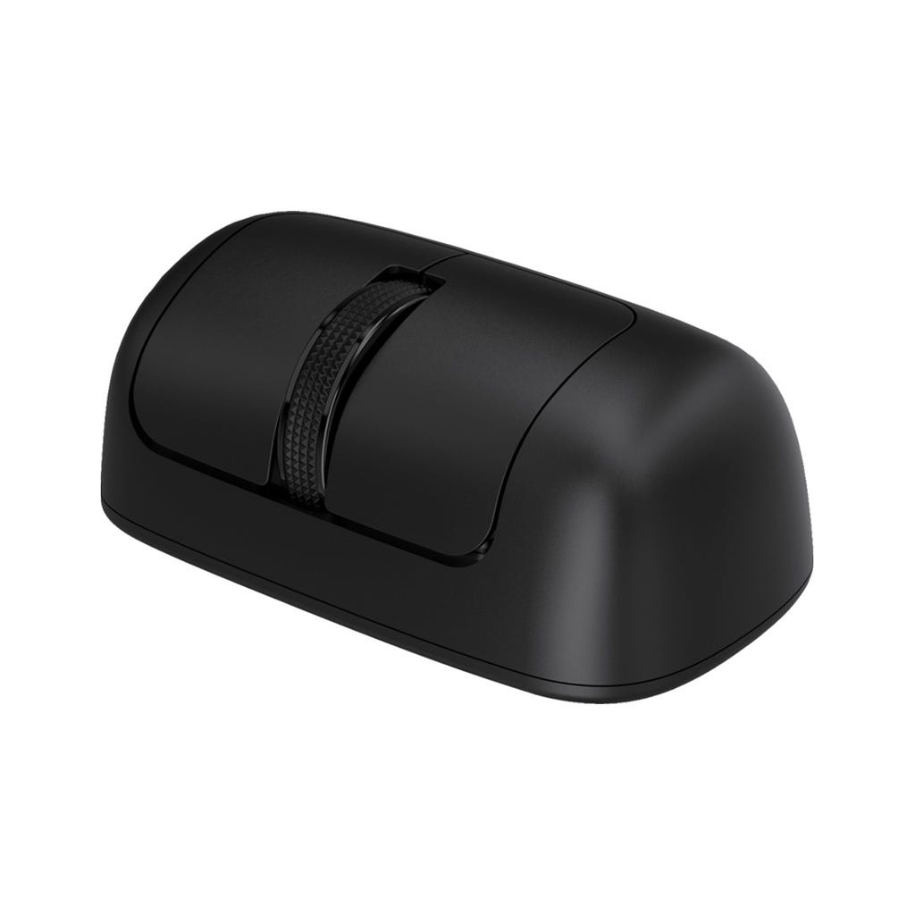 Porodo Horizontal Wireless Mouse Adjustable DPI & Smart Design Black